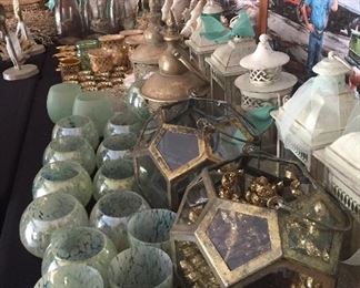 Assorted Items Used as Décor for Centerpieces at a Wedding & Can be Used for a Quincienera as Well