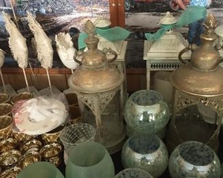 Assorted Items Used as Décor for Centerpieces at a Wedding & Can be Used for a Quincienera as Well