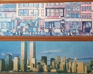 Assorted Puzzles Framed of Different Eras in Life Ready for Hanging