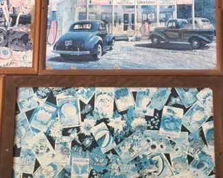 Assorted Puzzles Framed of Different Eras in Life Ready for Hanging