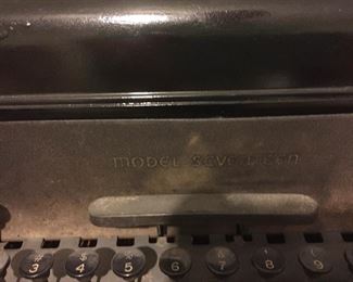 Remington Rand Model Seventeen Vintage Typewriter