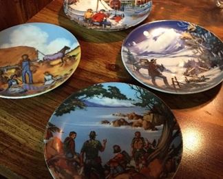 Avon Collection of Miniature Hand Painted Porcelain Plates