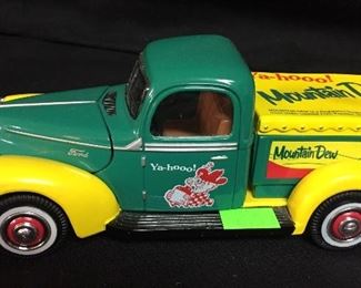 Collectible Cars Dye Cast Mountain Dew Pickup Truck