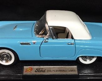Collectible Cars Dye Cast Ford 1955 Thunderbird