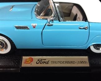 Collectible Cars Dye Cast Ford 1955 Thunderbird