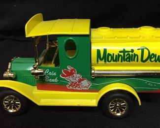 Collectible Cars Dye Cast Mountain Dew Pickup Truck