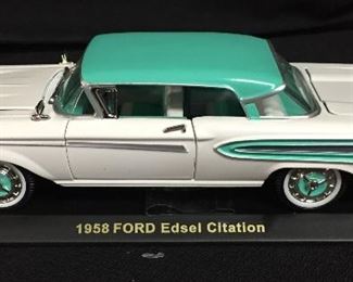 Collectible Cars Dye Cast 1958 Ford Edsel Citation