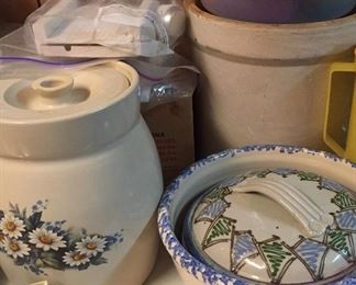 Crocks, Stoneware Pottery