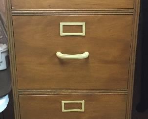 Wooden File Cabinet