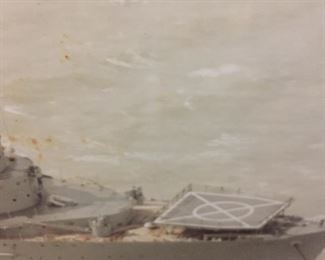 These Photos in the Personal Library of our Veteran a WWII, Korean & Vietnam Veteran Cherished for Years. We Believe this to be the U.S. Corpus Christi By the Bay Ship.