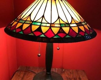 Lovely stained glass lamp