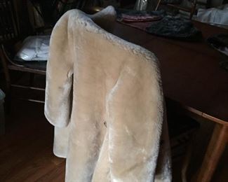 Shearling jacket, shearling coat, full length mink