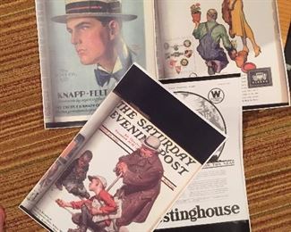 Lots of Saturday Evening Post ads