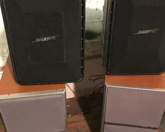 Bose roommate speakers and Sharp speakers