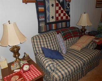 Basement sofa
