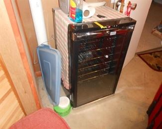 Wine cooler in the basement
