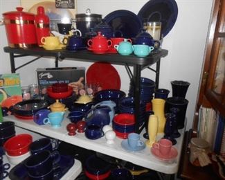 Pitchers, plates, cups, saucers, etc. etc.