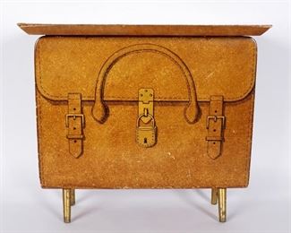 Piero Fornasetti  Attaché Case Magazine Rack 