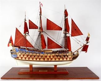 One of 4 Large Ship Models