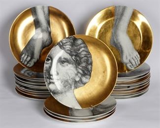Piero Fornasetti Adam Eve Plates 