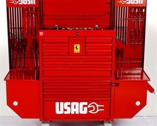 USAG for Ferrari Racing Tool Box with Tools