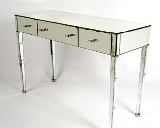 Mirrored Vintage Vanity Desk