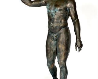 Life Size Bronze by Leonardo Rossi