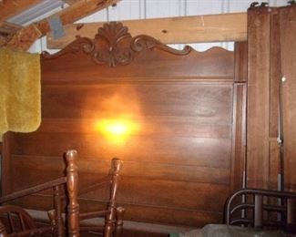 Antique Hi-board Bed