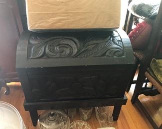 Carved chest