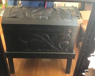 Carved chest