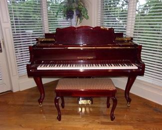 Stunning Heirloom quality Piano Kohler & Campbell SKG-400SKBF Baby Grand Piano, Mahogany Polished, Excellent Condition ! Asking $1,600.00 ($1,300.00 for piano and Professional piano mover available for $300.00 fee could go up slightly for distance to move and if you have a lot of stairs to move into home.)