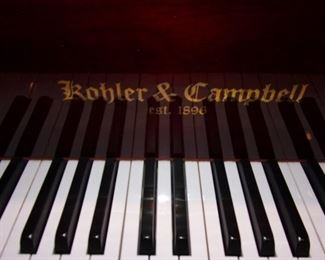 Stunning Heirloom quality Koehler & Campbell Baby Grand Piano