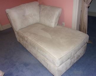 Soft microfiber/velvety feel chaise lounge great condition