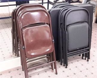 folding chairs and folding tables