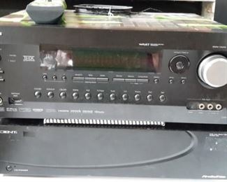 Integra DTR-40.1 amplifier with WRAT - wide range amplifier technology, and Escient DVD & Music Manager, DVDM-100.