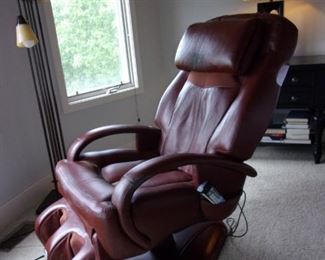 Massage chair with some distress/surface wear.....comfy none the less!