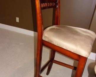 Stylish Pub height bar top table with 3 chairs