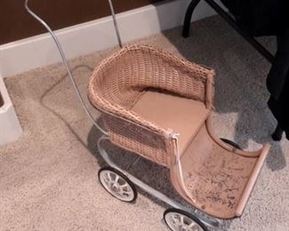 Vintage baby doll stroller.