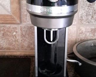 Kitchen Aid soda maker.