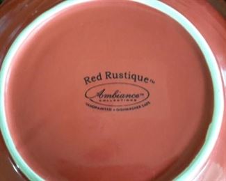 Red Rustique by Ambiance Collection