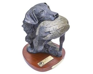 37. Bradford Williams Sculpture of a Bird Dog