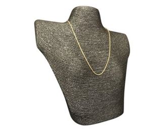 57. 14 Karat Rope Form Neck Chain