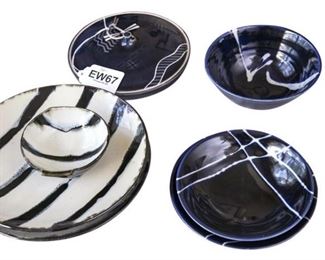 108. Assortment of Handmade Contemporary Pottery