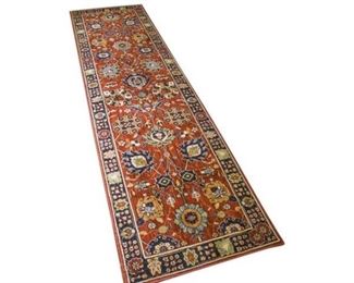 131. Oriental Wool Carpet Runner 8 ft. by 2 ft.