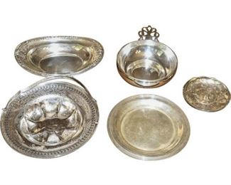 163. Five Piece Sterling Silver Serving Set