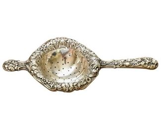 164. Vintage KIRK SON Sterling Silver Tea Bag Rest