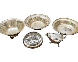 165. Five Piece Sterling Silver Serving Set