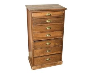 187. c.1900 Antique DresserChest Drawers