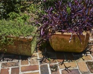 221. Two TerraCotta Planters