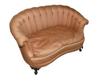 244. Vintage Upholstered Loveseat